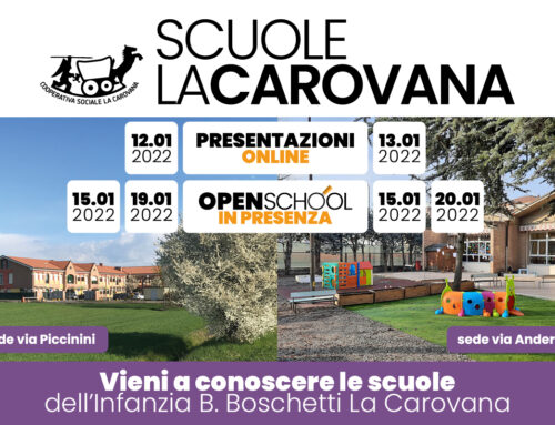 Open day in presenza alle scuole dell’Infanzia Boschetti La Carovana di Modena