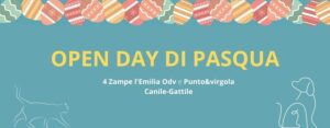 Open day di Pasqua al canile/gattile di Magreta @ Canile-Gattile Punto & Virgola