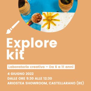 "Explore Kit” laboratorio creativo per giovani esploratori (6/11 anni) @ Showroom Ariostea