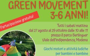 Green Movement al parco Berlinguer di Modena Est (3/6 anni) @ parco Berlinguer
