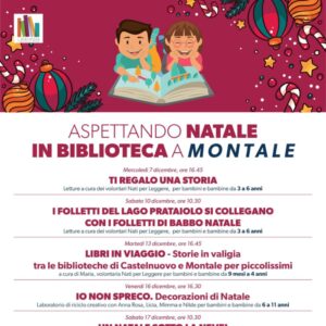 Aspettando Natale in Biblioteca a Montale! (1-6 anni) @ Biblioteca Lori