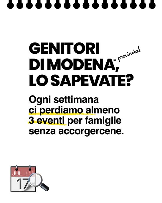 Iscriviti alla newsletter di Modenabimbi
