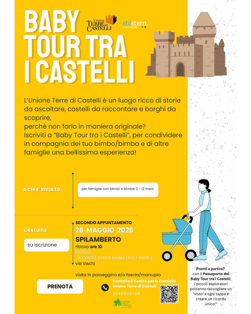 Baby tour tra i castelli - Seconda tappa Spilamberto