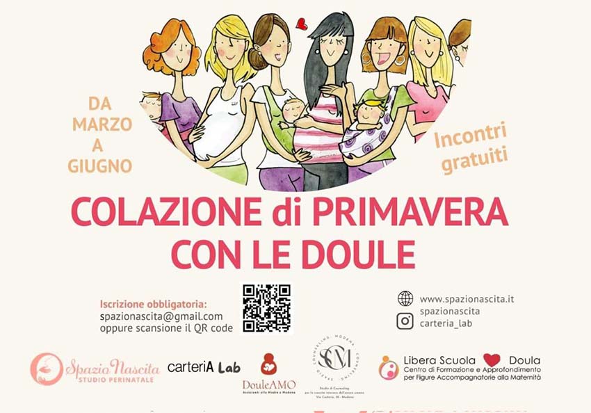 colazione di primavera con le doule - il mio parto
