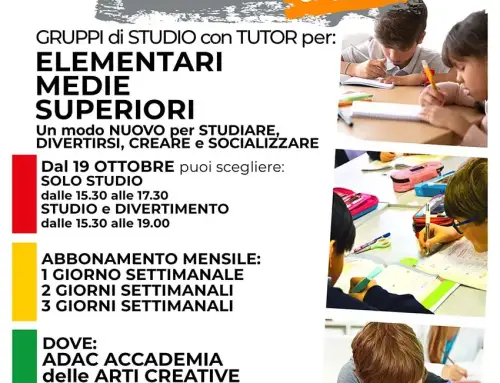 Ariva il doposcuola creativo ADAC!